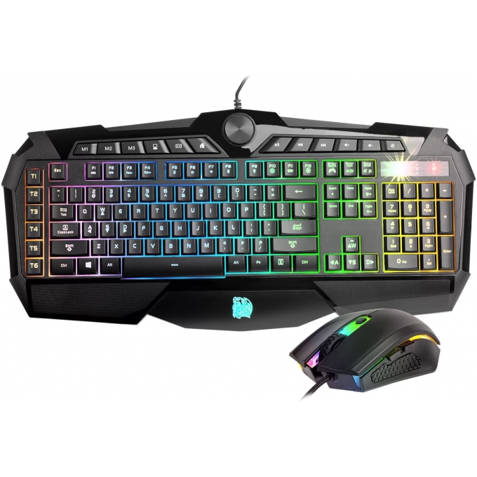 Combo Teclado y Mouse THERMALTAKE CHALLENGER GAMER KB-CPC-MBBRSP-01 Cableado (oferta) / THERMALTAKE