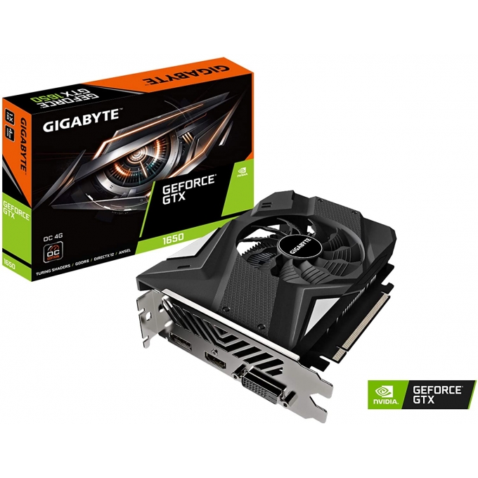 TARJETA DE VIDEO GIGABYTE GEFORCE GTX 1650 D6 OC 4GB - 128 BITS GDDR6 - GV-N1656OC-4GD REV20 / GIGABYTE