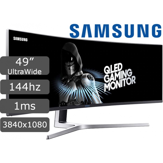 MONITOR SAMSUNG CURVO 49pulgadas QLED C49HG90DML 3840x1080 1ms 144hz UltraWide Screen Gamer / SAMSUNG