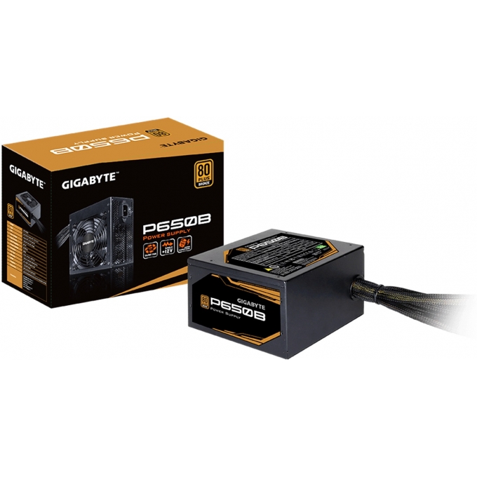 FUENTE DE PODER GIGABYTE P650B, 650W, ATX, 80 Plus Bronze, 100V ~ 240VAC. / GIGABYTE