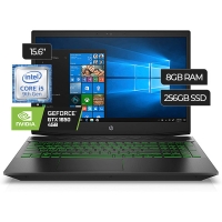 Laptop Gamer HP Pavilion Core i5 9na Gen 256GB SSD 8GB Nvidia GTX 1650 / HP