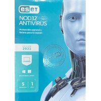 LICENCIA ANTIVIRUS ESET NOD32 2022 5PC - 12 MESES / ESET