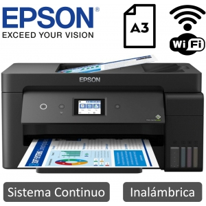 Impresora Multifuncional Epson L14150 - Multifuncional - Sistema Continuo A3 - WiFi