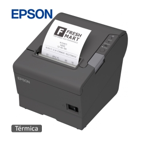 Impresora Ticketera Termica Epson TM-T88V, Monocromatica, 300 mm/s, USB, Ethernet 10/100 / EPSON