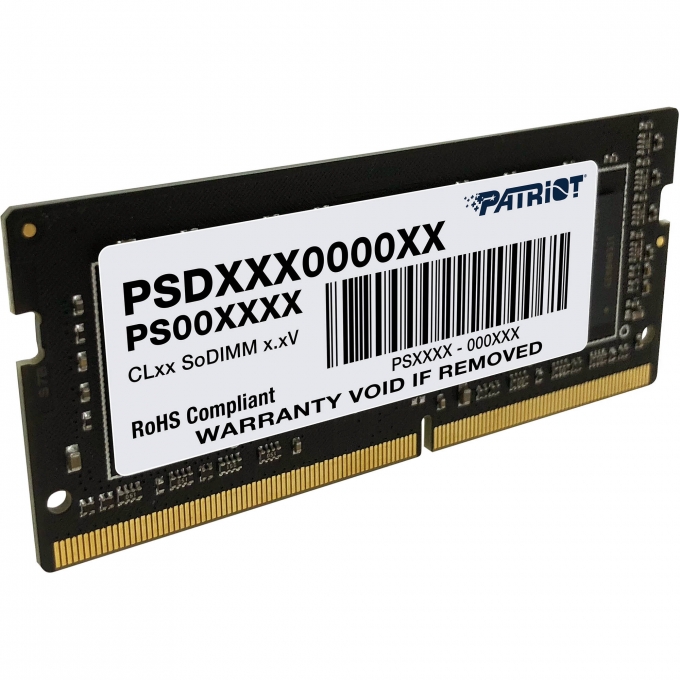 Memoria RAM PATRIOT - SODIMM DDR4 4Gb 2666 CL19 - Laptop / PATRIOT