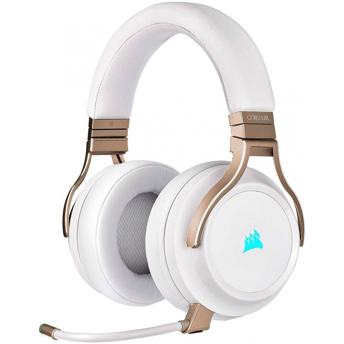 Audifono CORSAIR Virtuoso RGB Wireless, Pearl, Gamer, Inalambrico, Blanco, CA-9011224-NA (Oferta) / CORSAIR