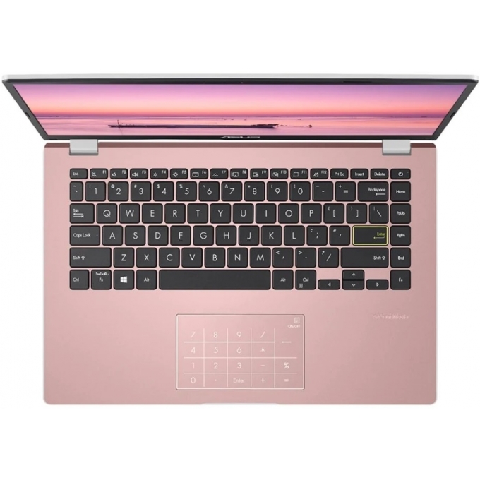 Laptop ASUS E410MA-202 Celeron N4020 1.1GHz, Memoria 4GB, Disco 128GB HDD,  Pantalla 14pulgadas, Teclado Ingles, W10 Home, Rose Pink / ASUS