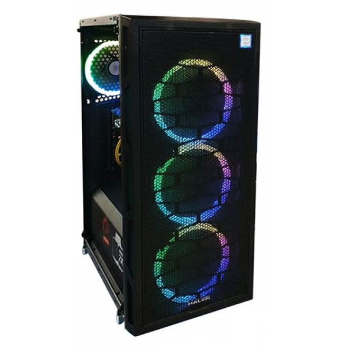 CASE HALION KRAKEN 500W - 1 PANEL VIDRIO - LED -RGB / HALION