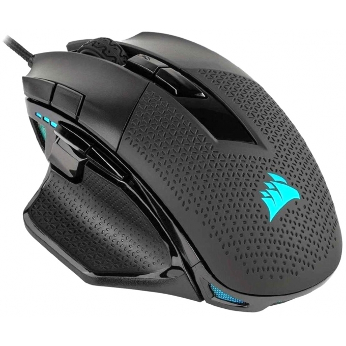 Mouse CORSAIR M55 RGB PRO, Cableado, Negro, Gamer / CORSAIR