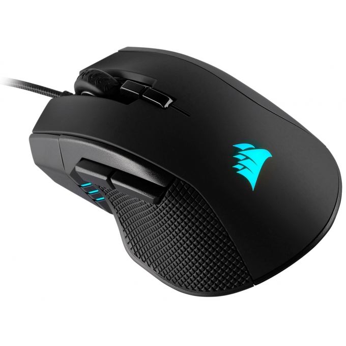 Mouse CORSAIR Ironclaw RGB, Cableado, 7 Botones, Negro, Gamer / CORSAIR