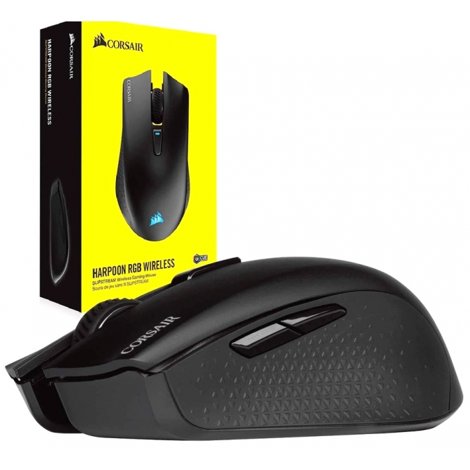 Mouse CORSAIR Harpoon RGB, Inalambrico, Negro, Gamer / CORSAIR