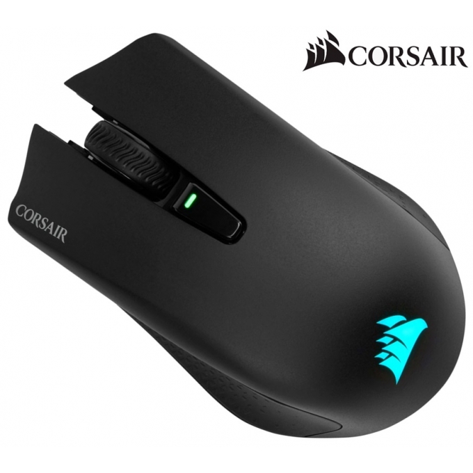 Mouse CORSAIR Harpoon RGB, Inalambrico, Negro, Gamer / CORSAIR