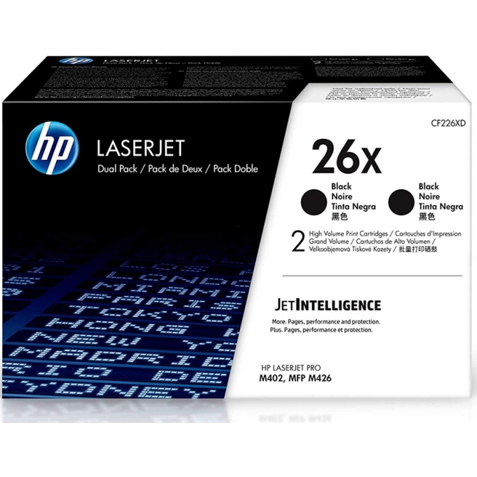 TONER HP 26A DUAL PACK NEGRO / HP