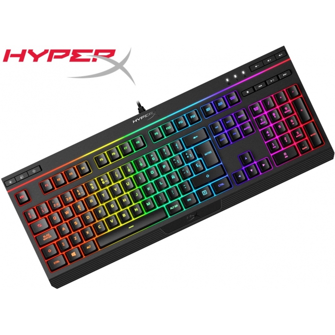 Teclado HYPERX Alloy Core RGB membrana, Cableado, Retroiluminado, Gamer HX-KB5ME2-LA / HYPERX