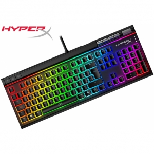 Teclado HYPERX Alloy Elite2, Mecanico, Cableado, retroiluminado, Gamer, Negro HKBE2X-1X-LA/G / HYPERX