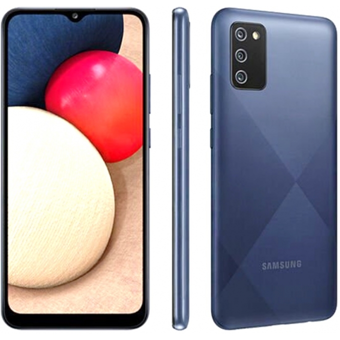 SMARTPHONE SAMSUNG A025S 64GB BLUE 6.5pulgadas ANDROID 10 LTE, DUAL SIM, Desbloqueado, 13MP+2MP+2MP SM-A025M/DS / SAMSUNG