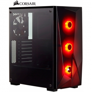 Case Corsair Carbide Spec-Delta RGB, Mid Tower, ATX, Negro, USB 3.0, Audio. S/FUENTE