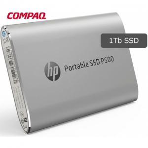 Disco Duro Estado Solido SSD Externo HP 1Tb P500, USB 3.1 Gen2 Tipo-C, Plata