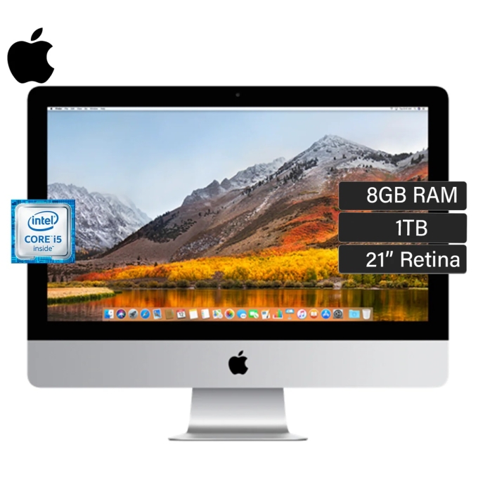 iMac APPLE - Intel i5 - A1418 - Memoria RAM 8G, Disco Duro 1Tb HDD, PANTALLA 21.5pulgadas, OPEN BOX (Oferta) / APPLE