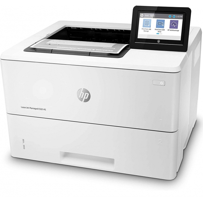 Impresora HP Laserjet Managed E50145dn, Monocromatica, LAN/USB, 43PPM, 1200x1200 PPP 1PU51A#697 / HP