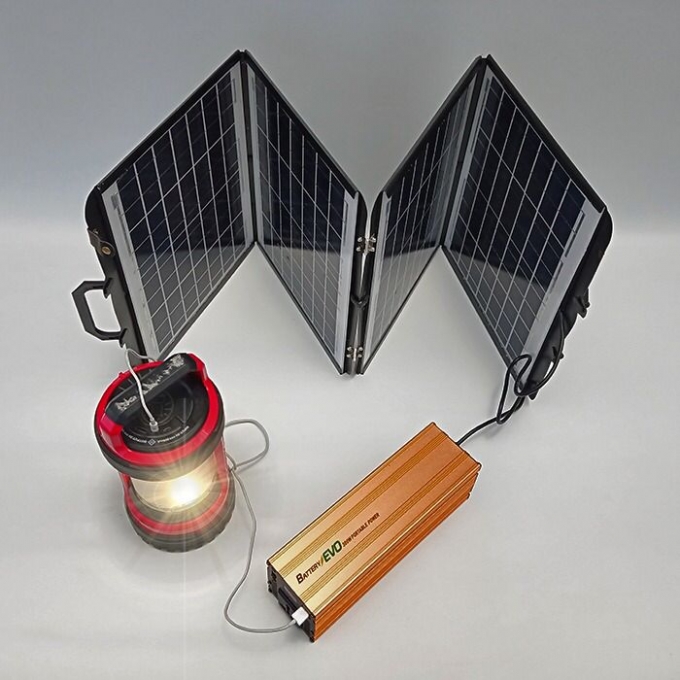 Panel Solar Plegable portatil 48Vdc - 60W / Compumarket
