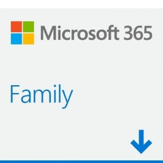 Licencia Microsoft Office 365 Family - Anual Virtual (ESD) - 6 Usuarios - 6GQ-00088 / MICROSOFT