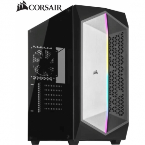 Case CORSAIR 470T RGB, S/Fuente, Gamer, Negro / CORSAIR