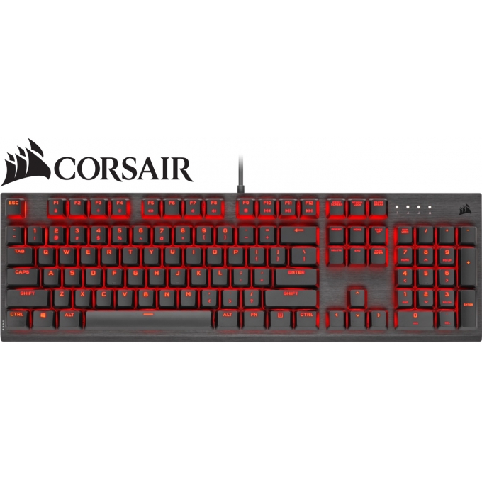 Teclado CORSAIR K60 PRO Led-Red Mecanico, Cableado, Retroiluminado, Gamer CH-910D029-SP / CORSAIR