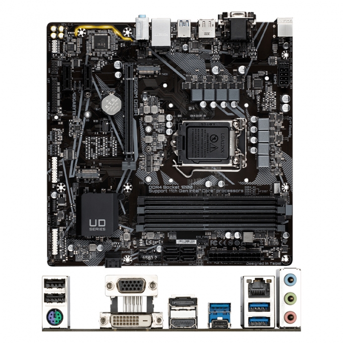 Placa Madre Mainboard GIGABYTE B560M DS3H V2 SVL DDR4 LGA 1200 / GIGABYTE