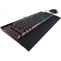 Combo Teclado + Mouse Gaming CORSAIR K55 + Harpoon RGB Bundle, retro-iluminado, USB, Negro CH-9206115-SP / CORSAIR