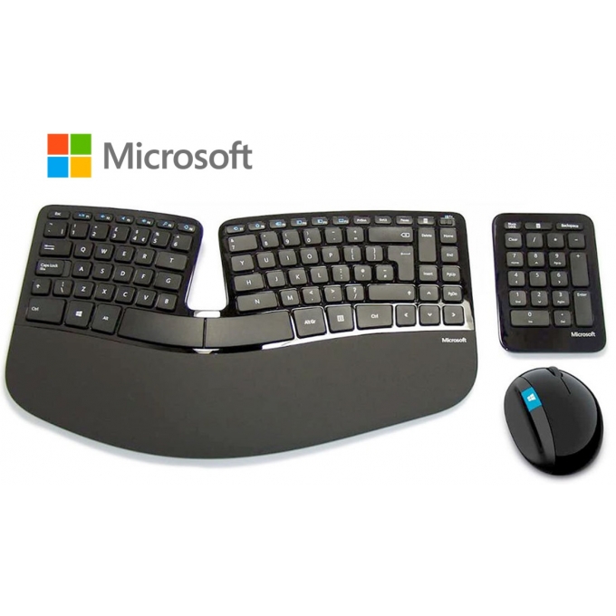 Teclado y mouse ergonomico microsoft sale