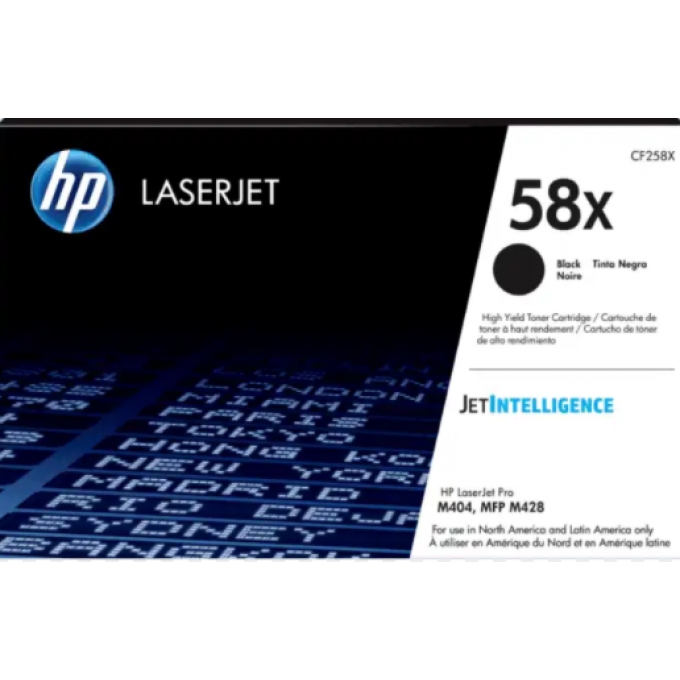 TONER HP 58X - CF258X - 10K / HP