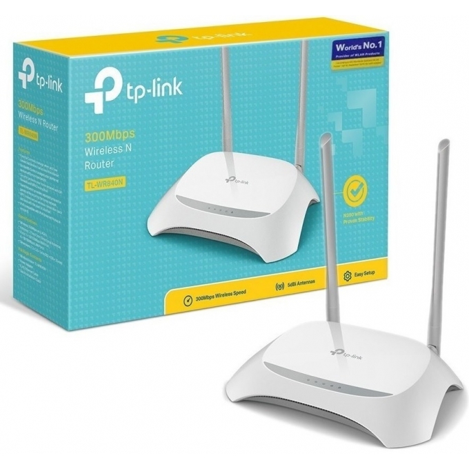 Router TP-LINK TL-WR840N - 300MBPS - 2.6GHZ - 802 11 B/G/N - 2 Antenas / TP-LINK