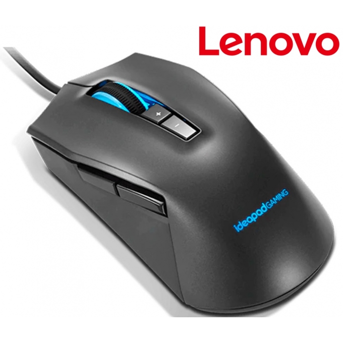 Mouse LENOVO IdeaPad Gaming M100 RGB, Resolucion optica 1600dpi, USB, Gamer, Negro GY50Z71902 / LENOVO