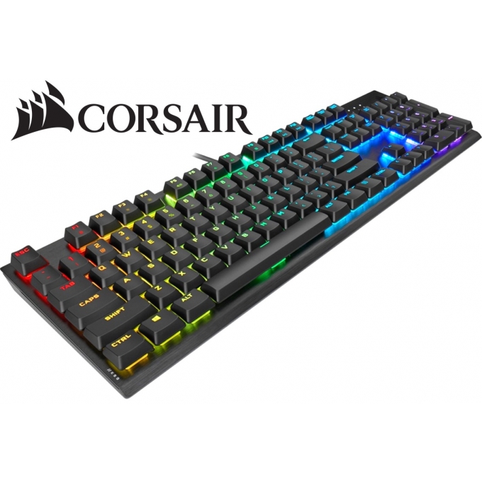 Teclado CORSAIR  K60 RGB PRO, Cableado, Negro, Gamer LP CH-910D018-SP / CORSAIR