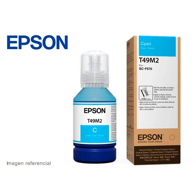 BOTELLA DE TINTA EPSON T49M220 Cian SureColor F570/F571/F170 / EPSON