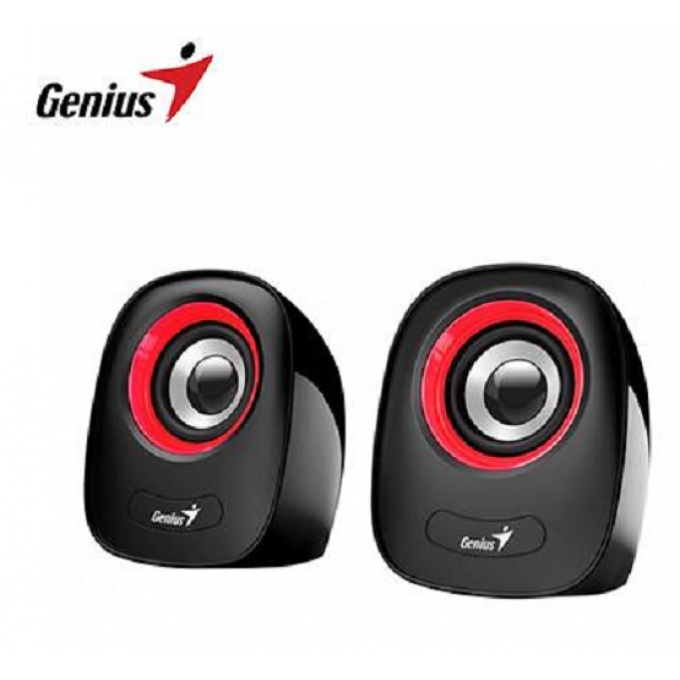 PARLANTE GENIUS SP-Q160 USB POWER 6W RED - 31730027401 / GENIUS