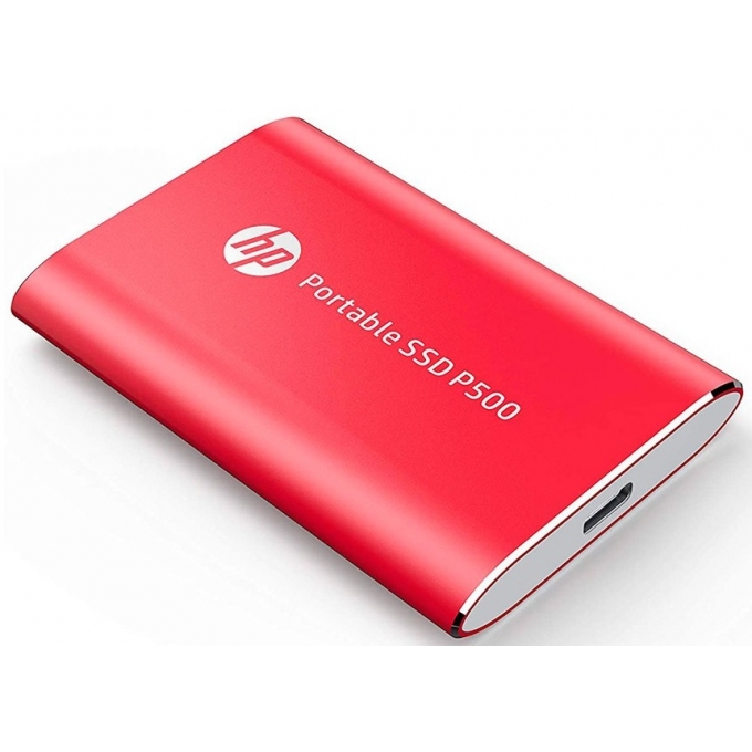 Disco Duro Externo Solido SSD HP P500, 250GB, USB 3.1 Tipo-C, Rojo / HP