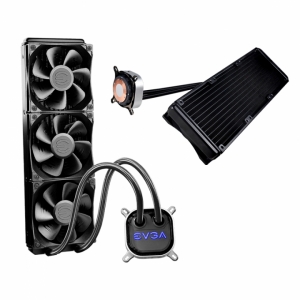 EVGA CLC 360mm All-In-One RGB LED CPU Liquid Cooler, 3x FX12 120mm PWM Fans, Intel, AMD / EVGA