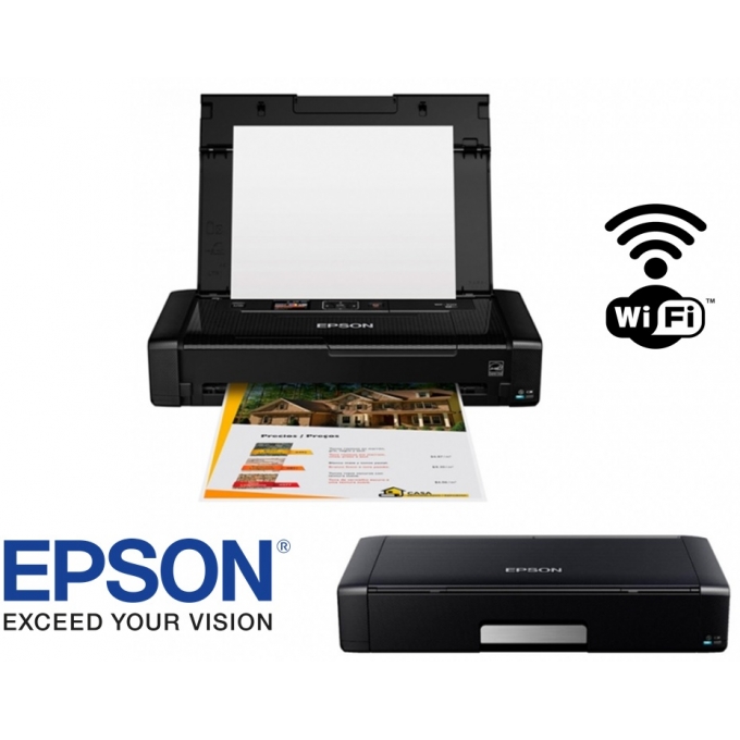 Impresora Portatil de tinta Epson WorkForce WF-100, WiFi, USB. / EPSON