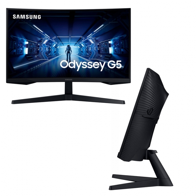 Monitor Samsung Oddisey G5 27pulgadas LED Curvo VA WQHD 2560 x 1440, HDMI/DP/Audio 3.5mm / SAMSUNG