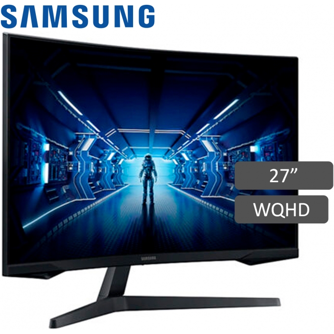 Monitor Samsung Oddisey G5 27pulgadas LED Curvo VA WQHD 2560 x 1440, HDMI/DP/Audio 3.5mm / SAMSUNG