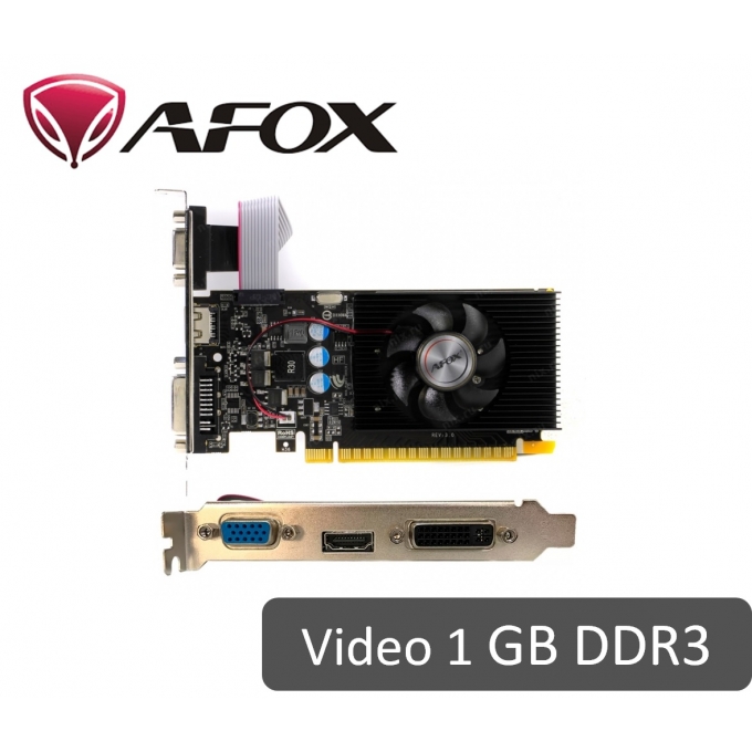 Tarjeta de video AFOX NVIDIA GeForce GT 220 1GB DDR3, 128-Bit, HDMI, DVI, VGA, Low Profile / AFOX
