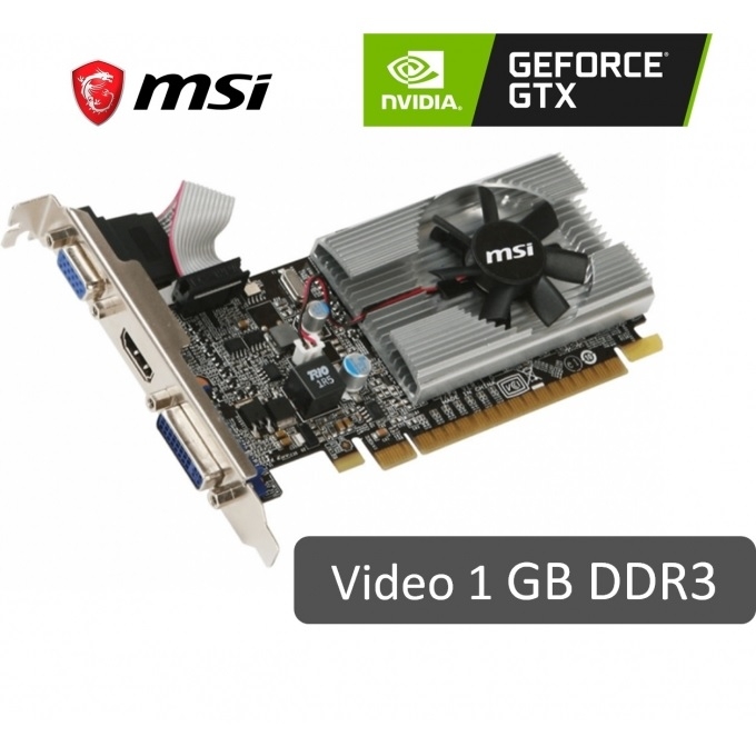 Tarjeta de Video MSI NVIDIA GeForce 210, 1GB DDR3 64-bit, HDMI/DVI/VGA, PCI-E 2.0 X16 / MSI