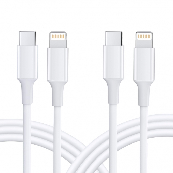 CABLE TIPO-C A LIGHTNING AMONER - PACK 2 Unidades para IPHONE (OFERTA) / AMONER