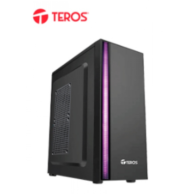 Case Teros TE1075N Mid Tower ATX  USB 3.0 / 2.0 Audio Negro / TEROS