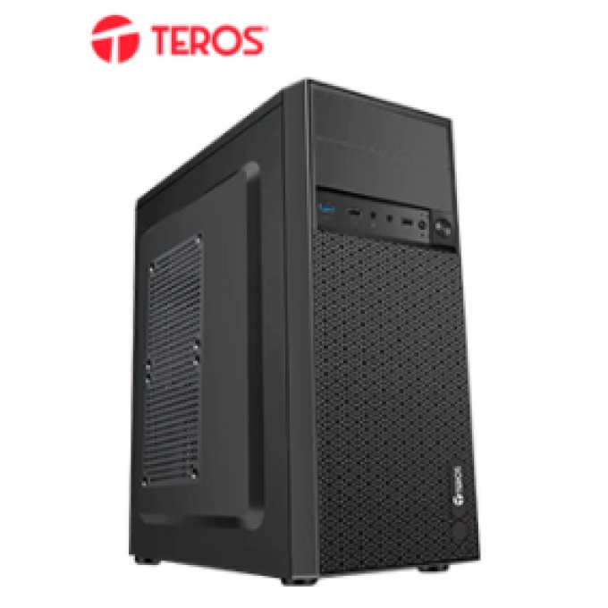 Case Teros TE1076N Mid Tower ATX USB 3.0 / 2.0 Audio Negro / TEROS