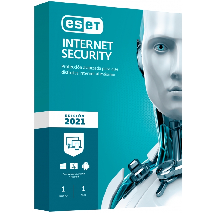 LICENCIA ESET NOD32 INTERNET SECURITY - 1PC - 12 MESES / ESET