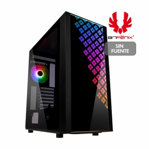 CASE BITFENIX DAWN TG-BLACK - SIN FUENTE - BLACK / BD