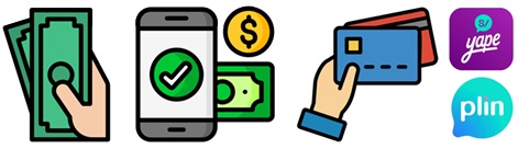 Medios de pago soportados